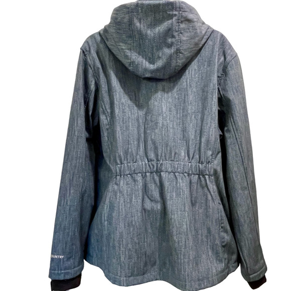 Free Country Softshell Hooded Jacket Womens XL Green 1.2.2.0:A-0007 - Picture 2 of 14